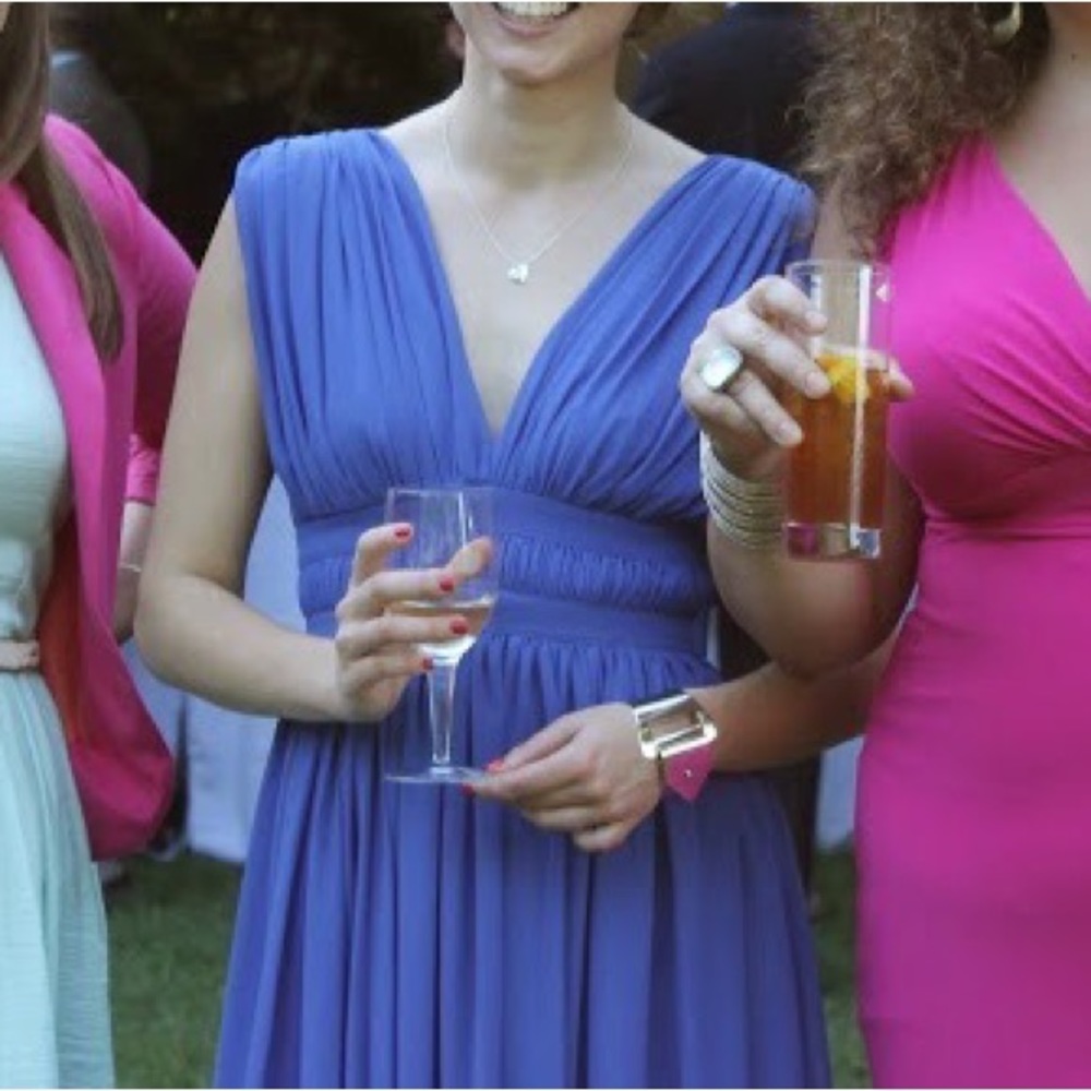 Reiss Dress, wedding guest, blue, size small
